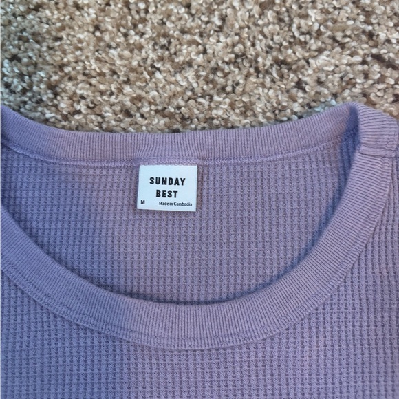 Sunday Best Purple Long Sleeve Size M - Picture 2 of 4